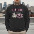 Daddy In a Winter Onederland Birthday Girl Christmas Tree Men Sweatshirt