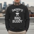Daddys BBQ Buddy Cute Barbecue Family Match Boys Girls Kids Men Sweatshirt