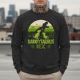 Daddysaurus Rex 2 Kids Sunset Tshirt For Fathers Day Men Sweatshirt