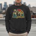 Daddysaurus Rex Dinosaur Daddy Saurus Rex Family Matching Men Sweatshirt