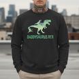 DaddysaurusRex Dinosaur Daddy Saurus Dad 2 Two Kids Dino Men Sweatshirt