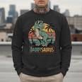 DaddysaurusRex Dinosaur Daddy Saurus Family Matching Dad Men Sweatshirt