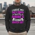 I Have My Dad's Temper & My Mama's Mouth Daughter Kids Men Sweatshirt