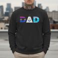 Disney Frozen Elsa Anna Olaf Dad Father's Day Birthday Men Sweatshirt