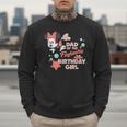 Disney Minnie Mouse Mermaid Dad Of The Birthday Girl Men Sweatshirt