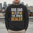 Dog Dad The Man The Myth The Snack Dealer Men Sweatshirt