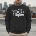 The Dogfather Boston Terrier Dog Dad Tshirt Idea Men Sweatshirt