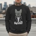 The Dogfather French Bulldog Dad Frenchie Papa T-Shirt Small Men Sweatshirt