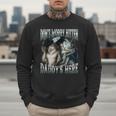Don't Worry Kitten Daddy's Here Cool Alpha Wolf Meme Men Sweatshirt Don't Worry Kitten Daddy's Here Cool Alpha Wolf Meme Men Sweatshirt