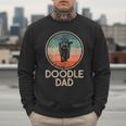Doodle Dog Vintage Doodle Dad Small Men Sweatshirt