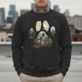 English Springer Spaniel Mountain Paw Dog Mom Dad Men Sweatshirt