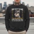 Every Snack You Make Miniature Schnauzer Dog Mom Dad Men Sweatshirt
