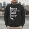 Father's Day Hockey Dad Best Puck'n Dad Ever Men Sweatshirt