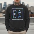 Father's Day For New Dad Dada Him Papa Tie Dye Dada Small Men Sweatshirt