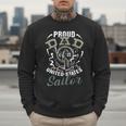 Fathers Day Proud Dad Of A United States Anchor Sailor Men Sweatshirt