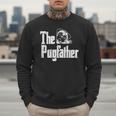 Fathers Day The Pug Father Pug Daddy Papa Fur Dad Dog Owner Men Sweatshirt