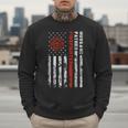 Firefighter Husband Father Fireman For Dad Men Sweatshirt
