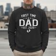 First Time Daddy New Dad Est 2026 Shirt Fathers Day Men Sweatshirt