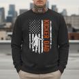 Football Kicker Dad Of A Football Kicker Father US Flag Men Sweatshirt