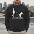 German Shepherd Dad Dinosaur GSD Owners Father's Day Men Sweatshirt