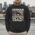 German Shepherd Dad Shirt American Flag German Shepherds Men Sweatshirt