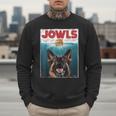 German Shepherd Jowls Hamburger GSG Dog Mom Dog Dad Men Sweatshirt