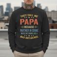 Grandpa Shirts Dad Partner In Crime Shirt Men Sweatshirt