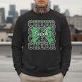 Green Sport Loud Proud Cheer Coach Dad Father's Day Men Sweatshirt