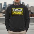 Halloween Adult Costume Dinosaur Security Dad Mom Men Sweatshirt