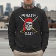 Halloween Pirate Skull Apparel Pirate Dad V-Neck Short Sleeve Cotton 100 T-Shirt Small Men Sweatshirt