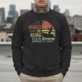 Hooked On Being Dad Fishing Dad Father's Day Men Sweatshirt