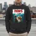 Humorous Paws Parody Cat Mouse For Cat Lover Cat Mom Cat Dad Men Sweatshirt