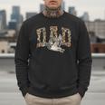 Hunting Dad Duck Camouflage Camo Preppy Camo Dad Camo Men Sweatshirt