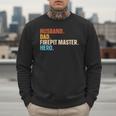Husband Dad Firepit Master Hero Men Sweatshirt