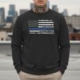 Husband Daddy Protector Hero Police Officer Father Dad Men Sweatshirt
