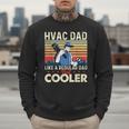 HVAC Dad Like A Regular Dad HVAC Technician AC Repairman Men Sweatshirt