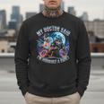 I'm A Beast Alpha Man Alpha Wolves Jokes Dad Papa Alpha Wolf Men Sweatshirt