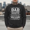 I'm A Lucky Dad I Have A Stubborn Daughter Fathers Men Sweatshirt