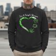 I'm A Simples Woman Loves Weed Coffee And Dog Dad Mom Men Sweatshirt