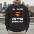 I'm A Twin DAD-What's Your Superpower Men Sweatshirt