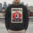 Japanese Art Corgi Dog Mom Dad Men Sweatshirt