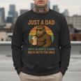 Just A Dad Who Always Came Back With The Milk Bigfoot Men Sweatshirt