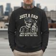 Just A Dad Who Always Came Back With The Milk Shirt Skeleton Men Sweatshirt Just A Dad Who Always Came Back With The Milk Shirt Skeleton Men Sweatshirt