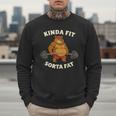 Kinda Fit Sorta Fat Gym Dad BOD Workout Apparel Men Sweatshirt