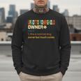 Lagotto Romagnolo Vintage Retro Dog Mom Dad Men Sweatshirt