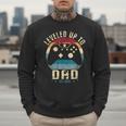 I Leveled Up To Dad 2025 Promoted To Daddy Soon To Be Father Men Sweatshirt