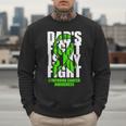 Lymphoma Cancer Awareness Lime Green Ribbon Dad's Fight Men Sweatshirt Lymphoma Cancer Awareness Lime Green Ribbon Dad's Fight Men Sweatshirt