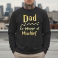 Magical Dad Manager Of Mischief Birthday Family Matching Men Sweatshirt