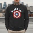 Marvel Father's Day Super Dad Captain America Shield Men Sweatshirt