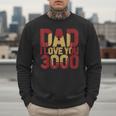 Marvel Iron Man Dad I Love You 3000 Text Fill Father's Day Small Men Sweatshirt Marvel Iron Man Dad I Love You 3000 Text Fill Father's Day Small Men Sweatshirt